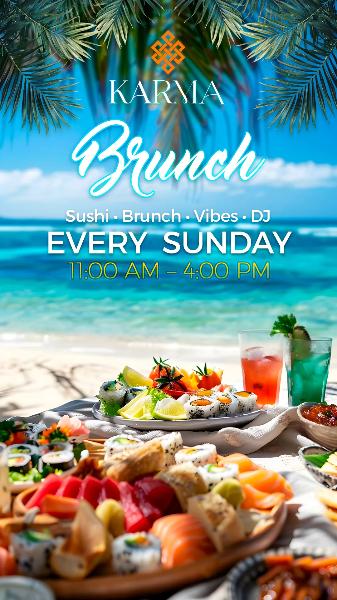 07 - FLYER KARMA - Brunch Sunday - DOMINGO - 2